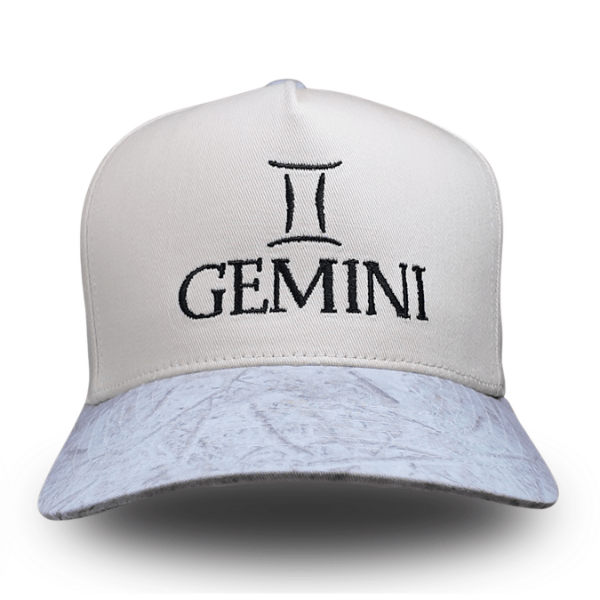 C.C Apparel Gemini C.C Unisex Embroidered Zodiac Sign Astrology Symbol Cap Premium Streetwear Style Snapback Trucker Hat
