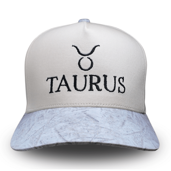 C.C Apparel Taurus C.C Unisex Embroidered Zodiac Sign Astrology Symbol Cap Premium Streetwear Style Snapback Trucker Hat