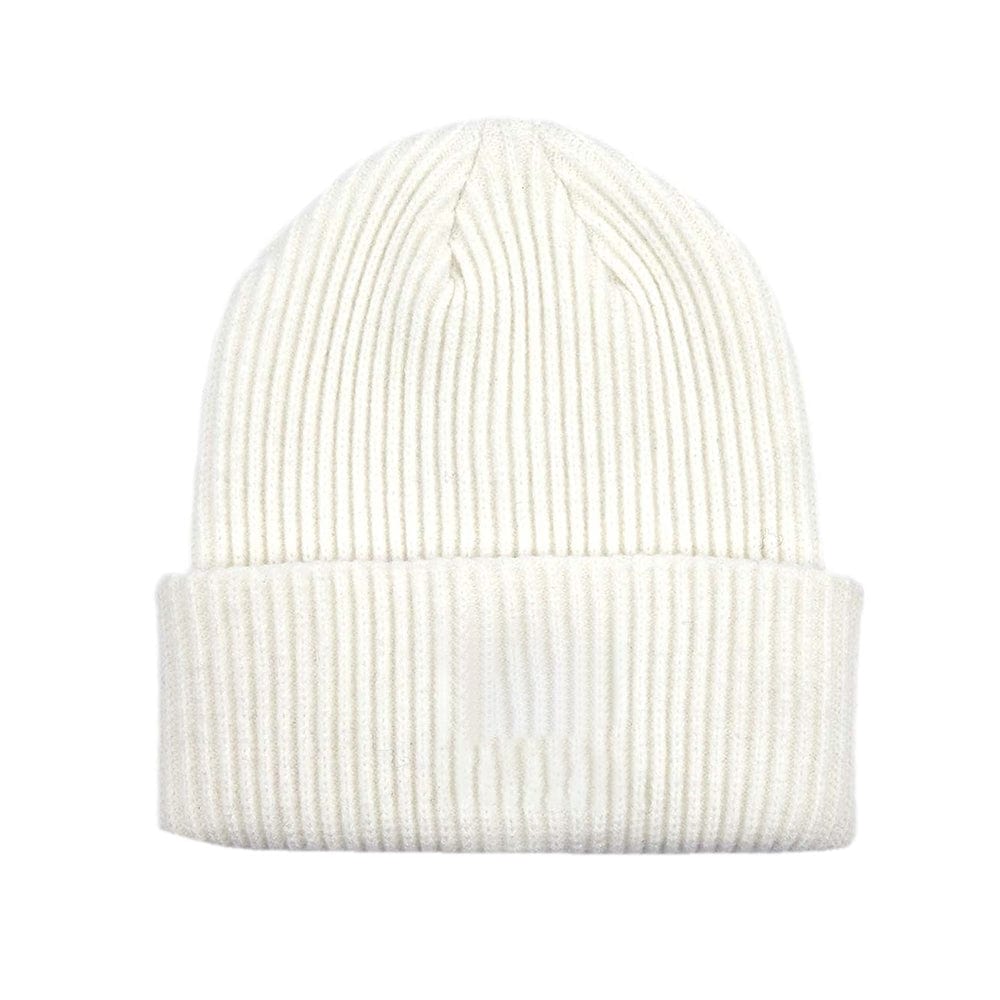 C.C Apparel C.C Unisex Winter Thick Knit Plain Cuff Skull Cap Beanie Hat
