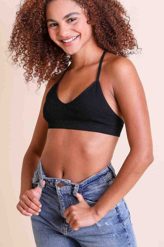 Leto Accessories Crescent Moon Dream Catcher Tattoo Mesh Bralette