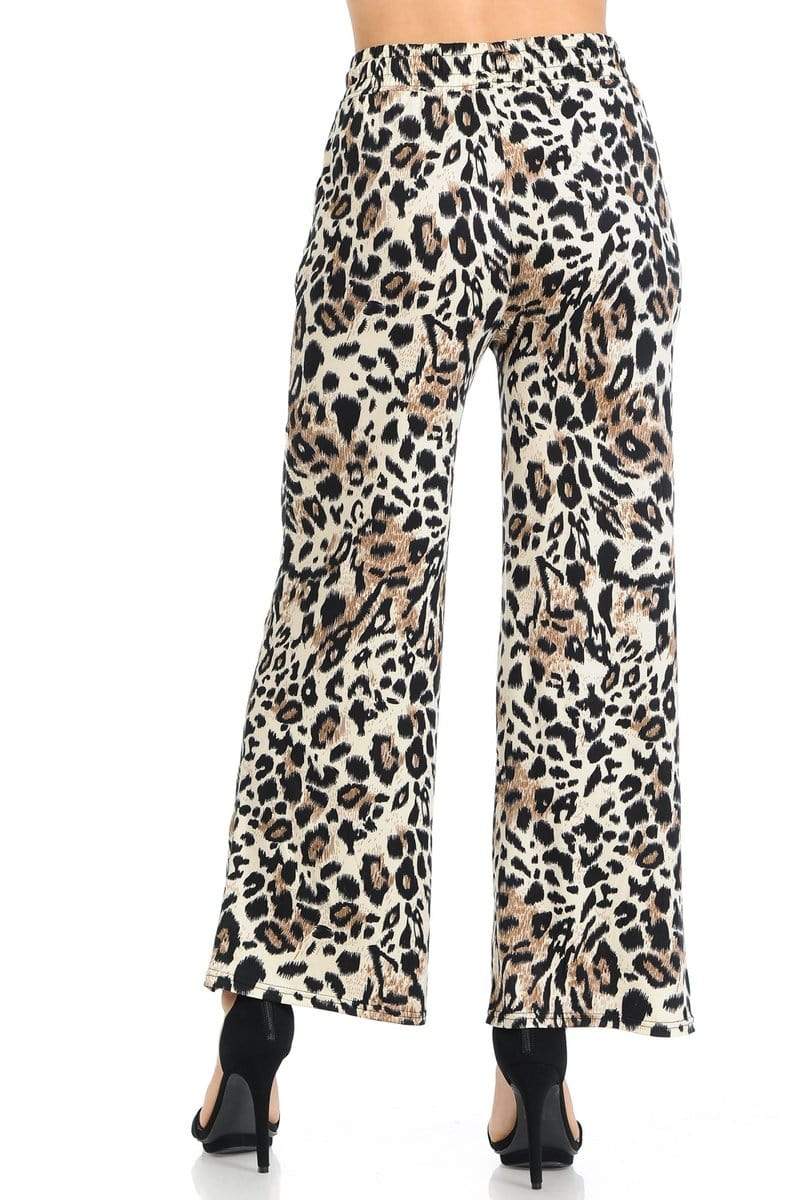 Auliné Collection Apparel Auliné Collection Womens High Waisted Loose Wide Leg Drawstring Palazzo Pants