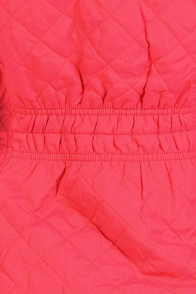 Auliné Collection Apparel Auliné Collection Womens Quilted Zip Up Lightweight Fur Hooded Padding Vest