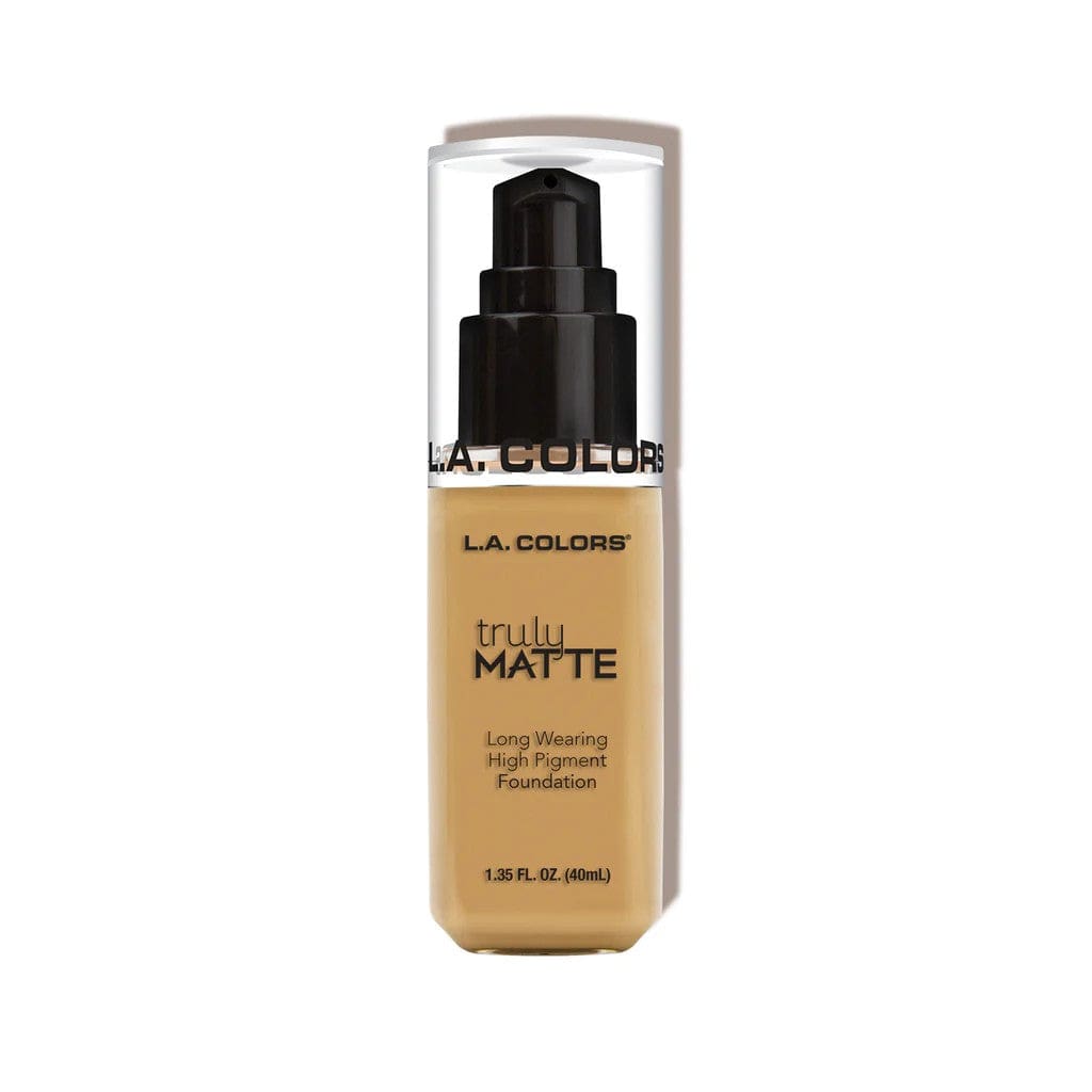 LA COLORS Cosmetics Nude L.A. Colors Truly Matte Foundation Long Wearing High Pigment Makeup Coverage Cosmetics