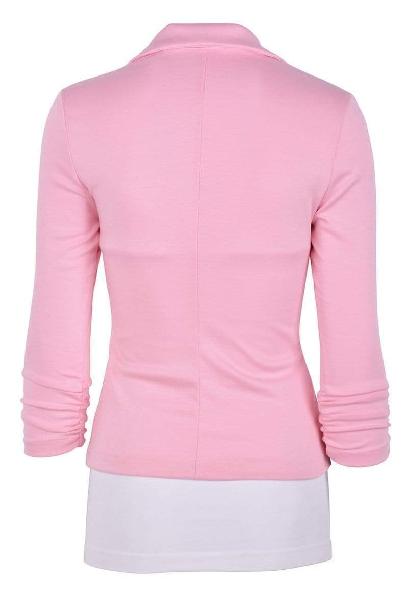 Auliné Collection Apparel Auliné Collection Women's Casual Work Solid Color Knit Blazer