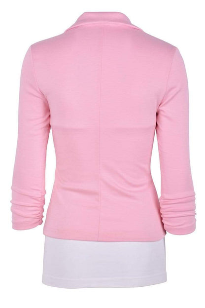Auliné Collection Apparel Auliné Collection Women's Casual Work Solid Color Knit Blazer