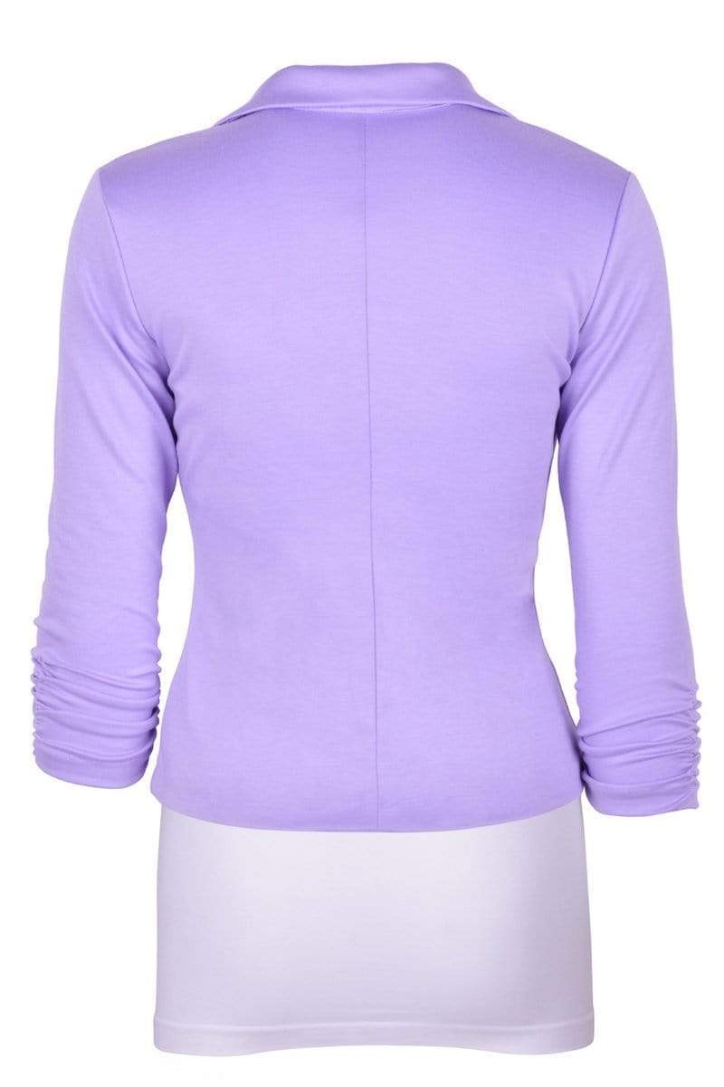 Auliné Collection Apparel Auliné Collection Women's Casual Work Solid Color Knit Blazer