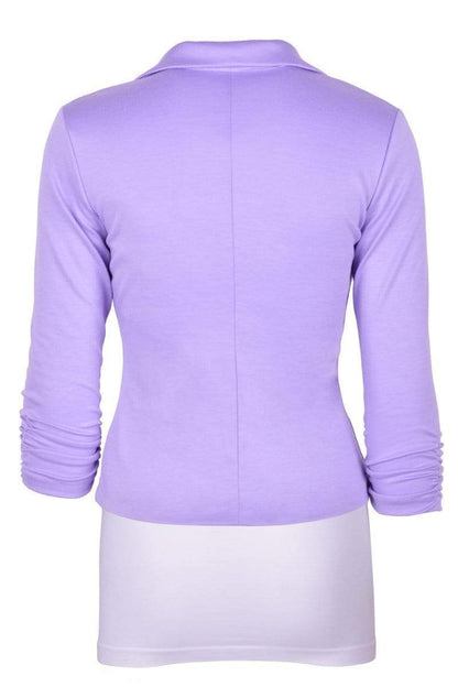 Auliné Collection Apparel Auliné Collection Women's Casual Work Solid Color Knit Blazer