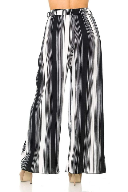 Auliné Collection Apparel Auliné Collection Womens Accordion Pleated High Waisted Wide Leg Palazzo Pants