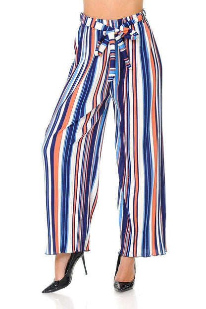 Auliné Collection Apparel Auliné Collection Womens Accordion Pleated High Waisted Wide Leg Palazzo Pants