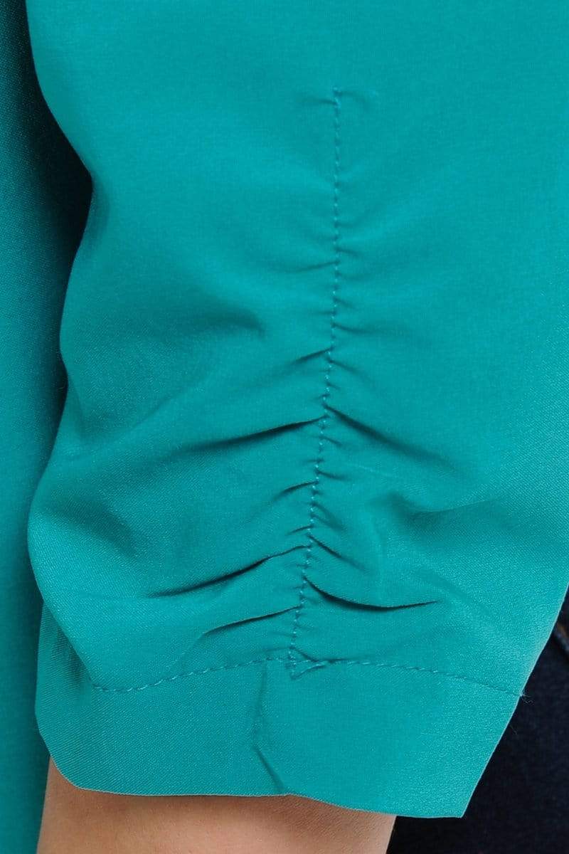Auliné Collection Apparel Auliné Collection Womens Casual Lightweight 3/4 Sleeve Fitted Open Blazer New Colors