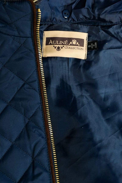 Auliné Collection Apparel Auliné Collection Womens Quilted Zip Up Lightweight Fur Hooded Padding Vest