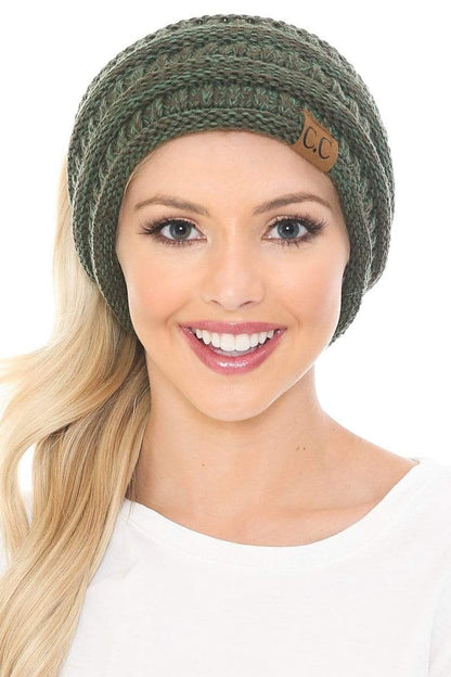 C.C Apparel C.C Soft Stretch Winter Warm Cable Knit Fuzzy Lined Ribbed Ear Warmer Headband