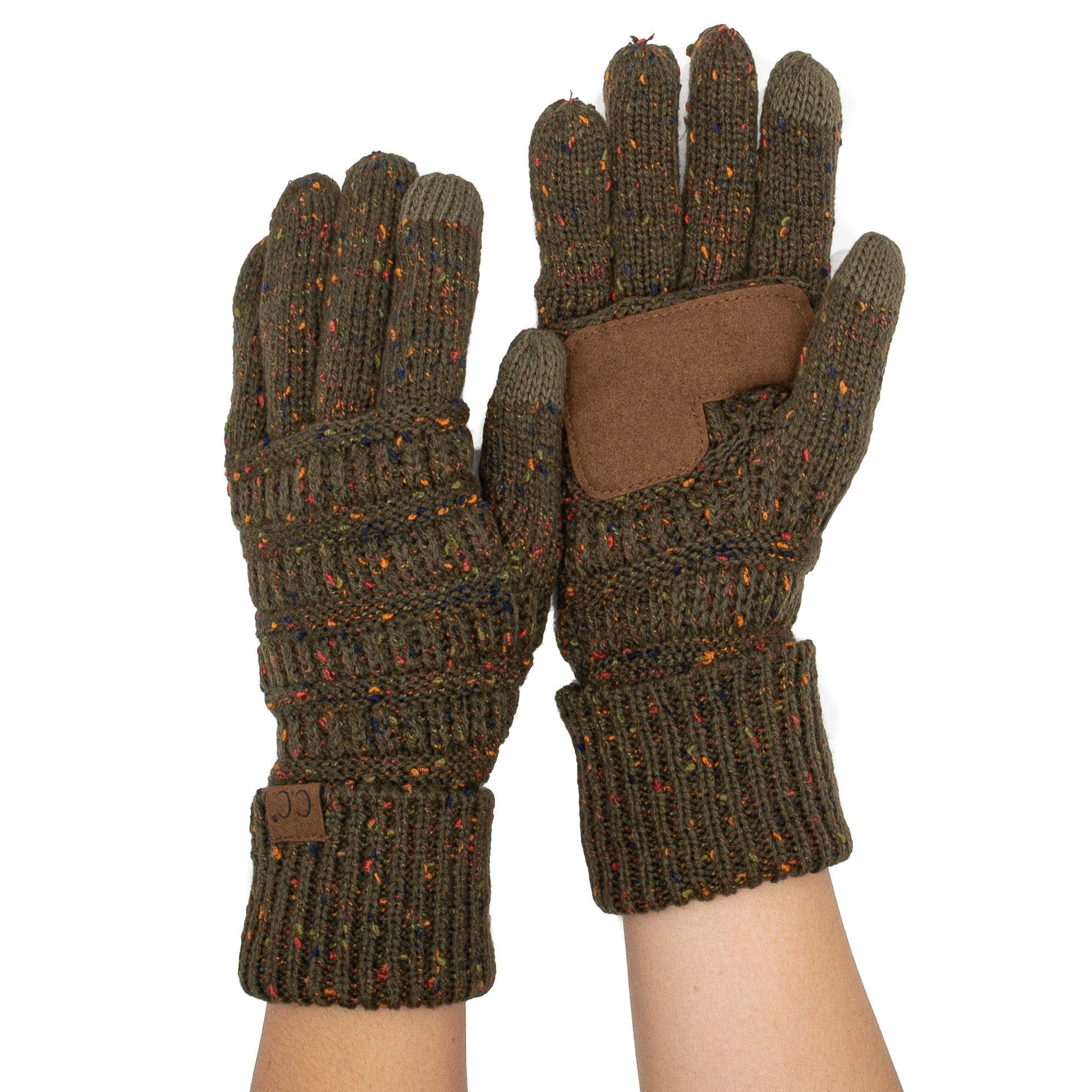 C.C Apparel Copy of C.C G20 - Unisex Cable Knit Winter Warm Anti-Slip Touchscreen Texting Gloves