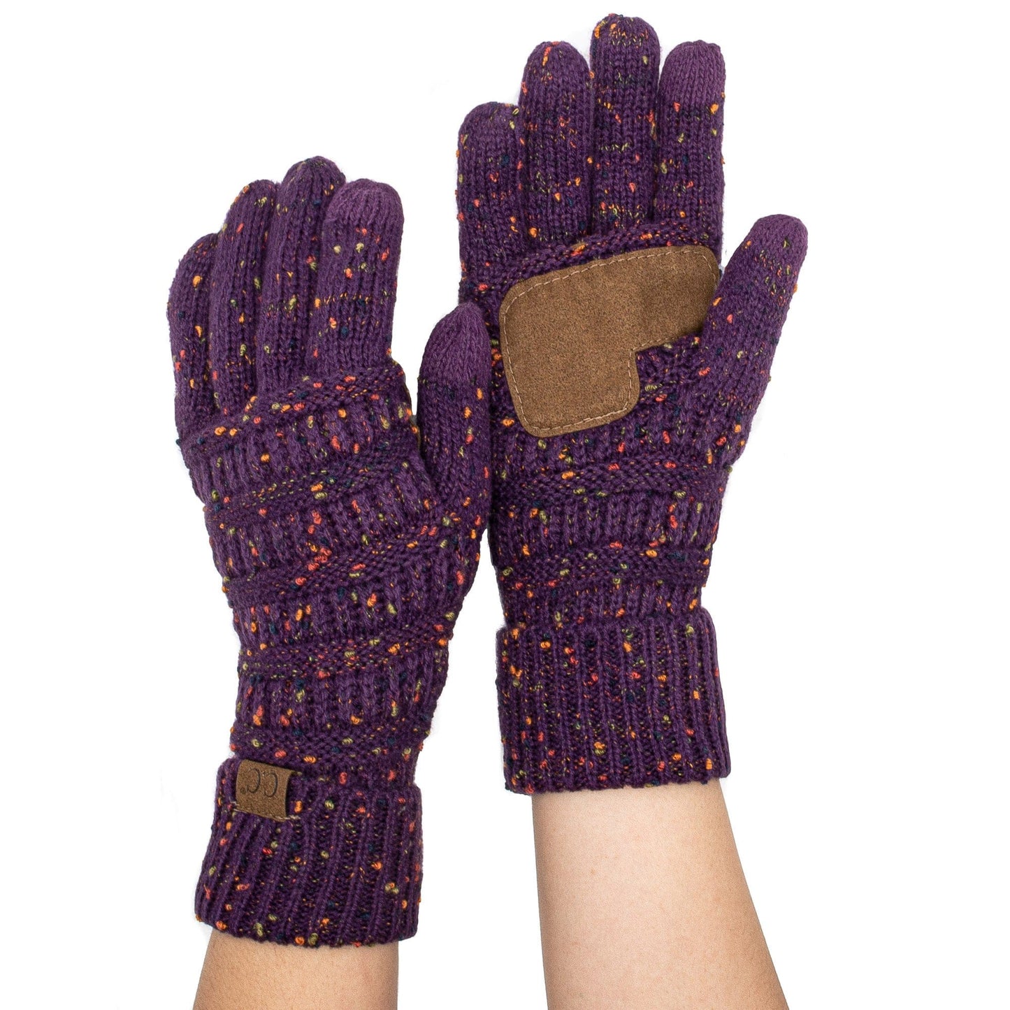 C.C Apparel Copy of C.C G20 - Unisex Cable Knit Winter Warm Anti-Slip Touchscreen Texting Gloves