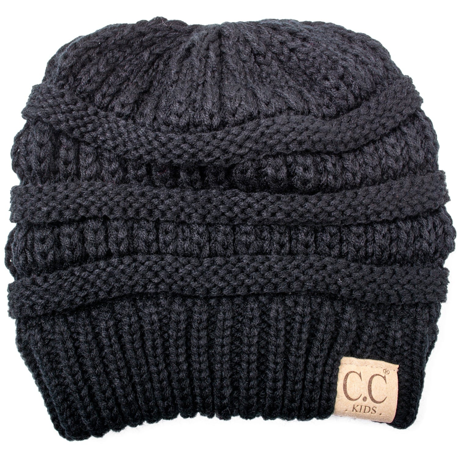 C.C Apparel Copy of C.C YJ816KIDS - Kids' Cute Warm and Comfy Children's Knit Ski Three Tone Beanie Hat