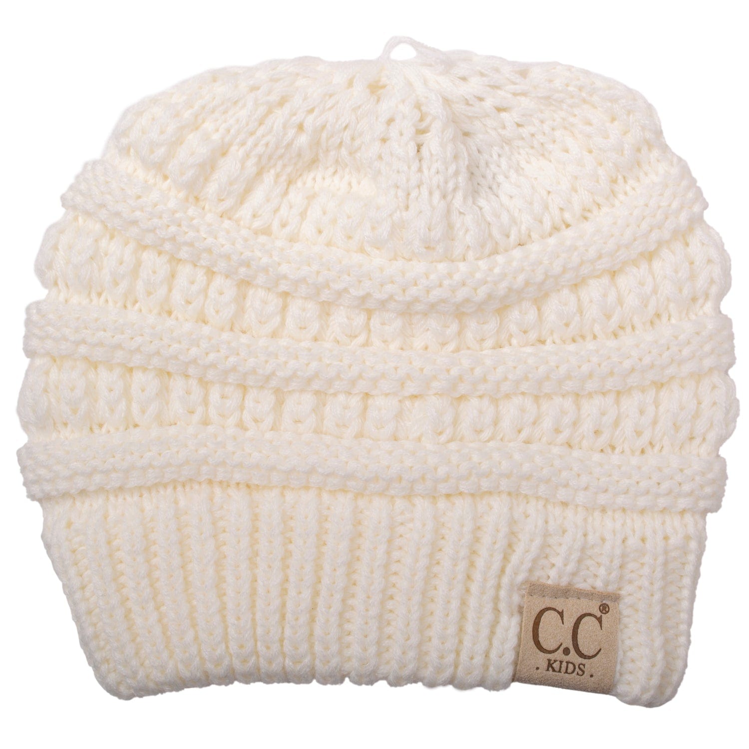 C.C Apparel Copy of C.C YJ816KIDS - Kids' Cute Warm and Comfy Children's Knit Ski Three Tone Beanie Hat